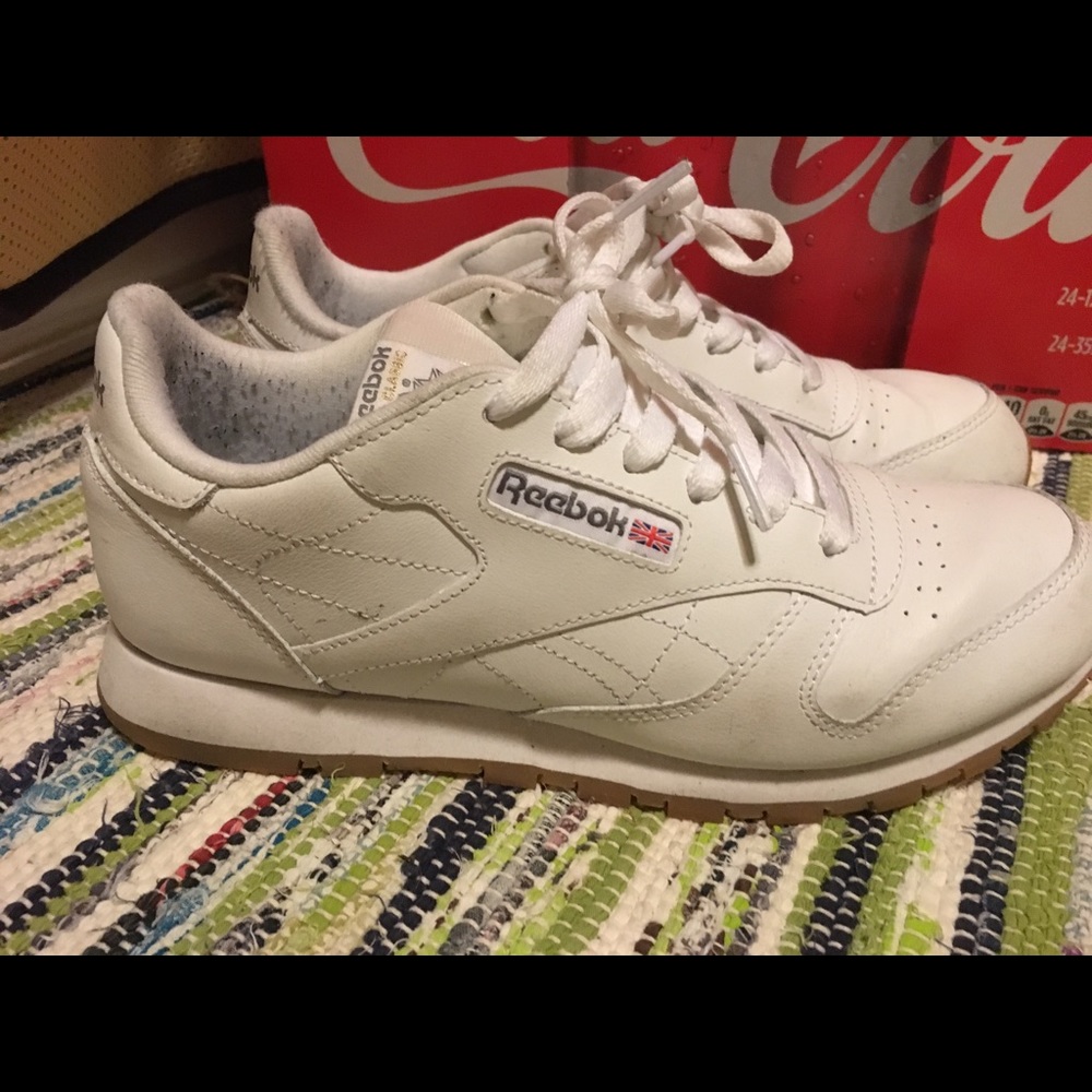 All White Reebok Classics